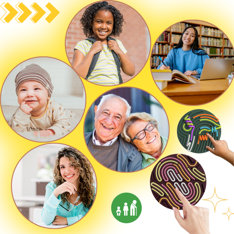 Tableau d'activités sensorielles anti-stress