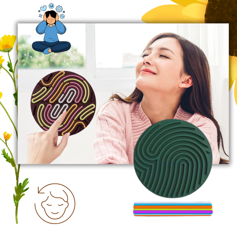 Tableau d'activités sensorielles anti-stress