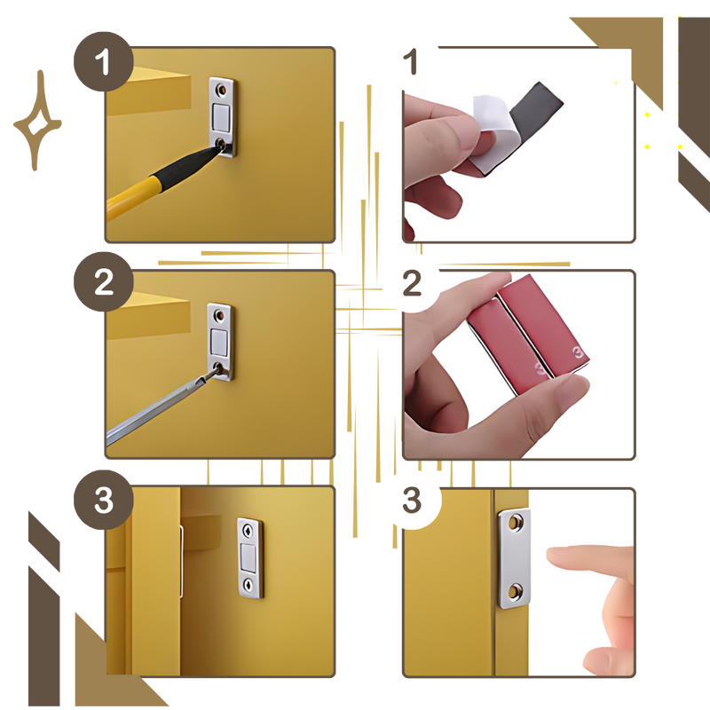 Verrous magnétiques forts pour armoires
