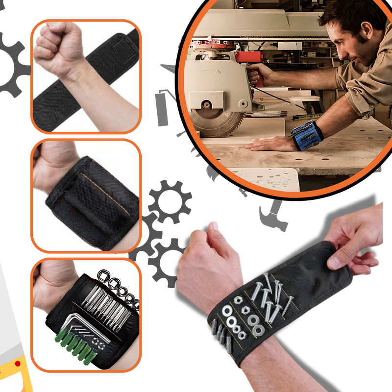 Bracelet magnétiques en tissu Oxford robuste