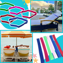 Bande élastique résistante pour serviette