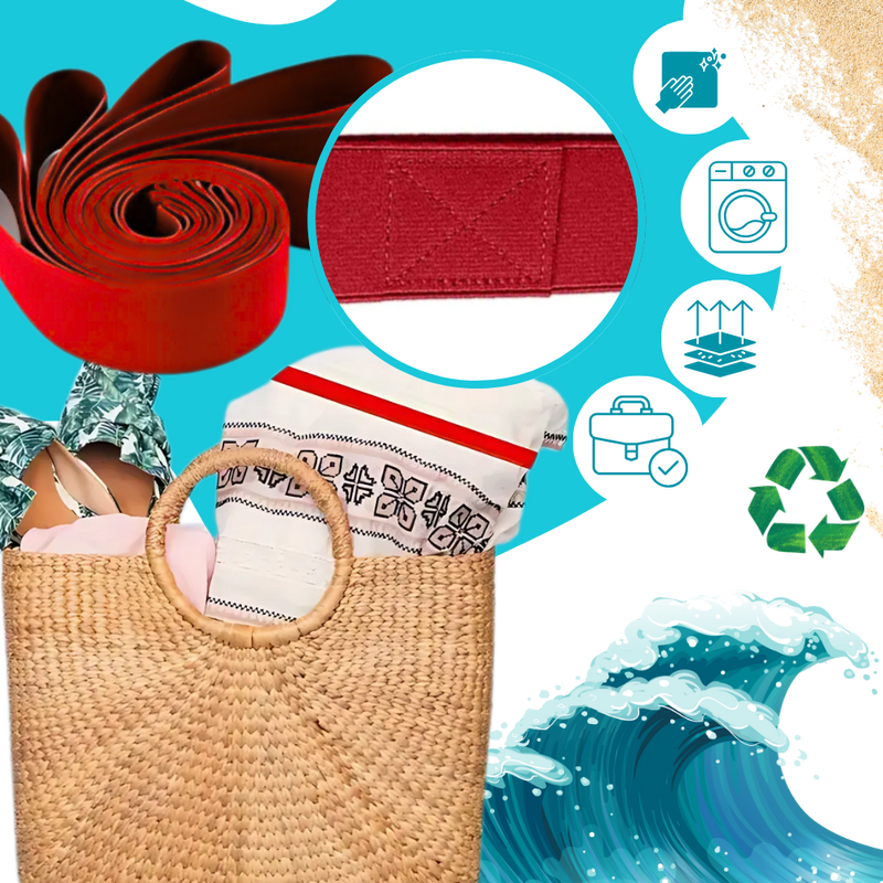 Bande élastique résistante pour serviette