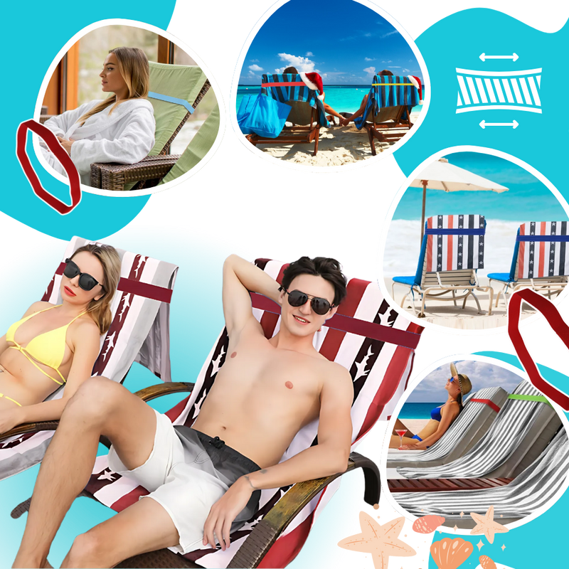 Bande élastique résistante pour serviette