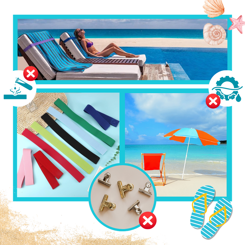 Bande élastique résistante pour serviette