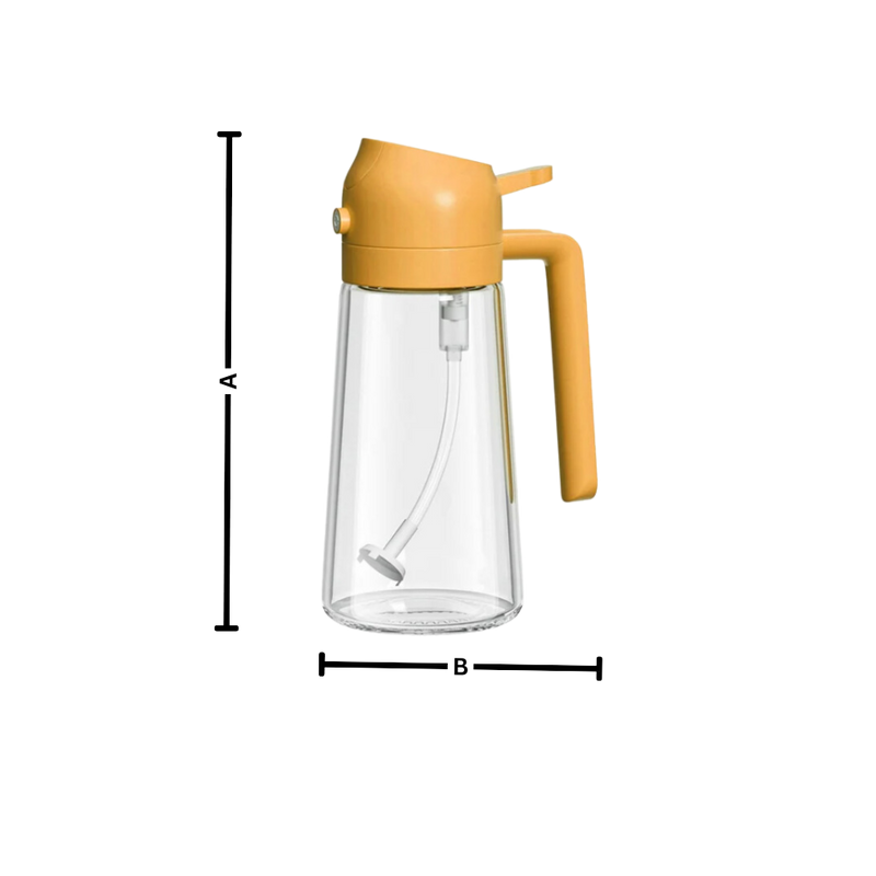 Pulvérisateur d'huile stylisé