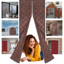 Rideau de porte élégant et thermiquement efficace