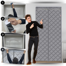 Rideau de porte élégant et thermiquement efficace