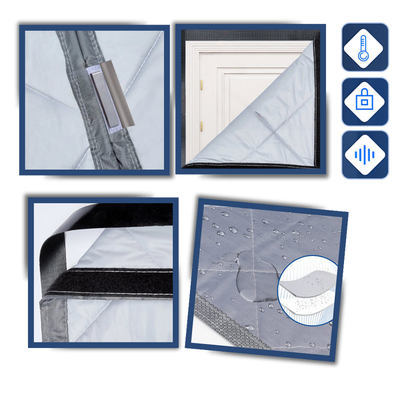 Rideau de porte élégant et thermiquement efficace