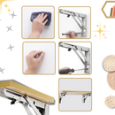 Support pour table rabattable à fixation murale