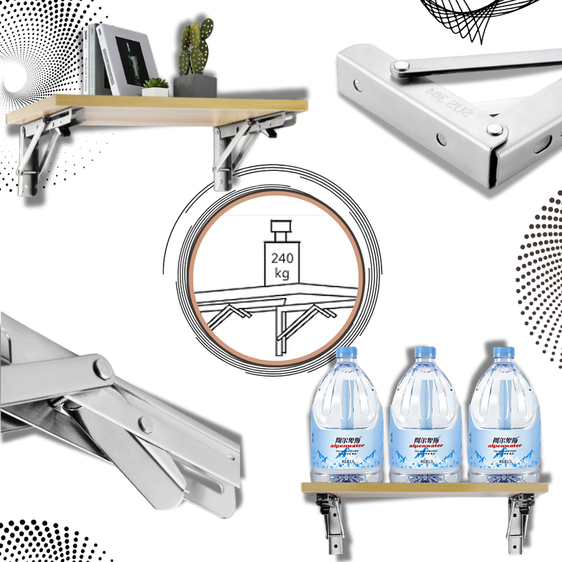 Support pour table rabattable à fixation murale