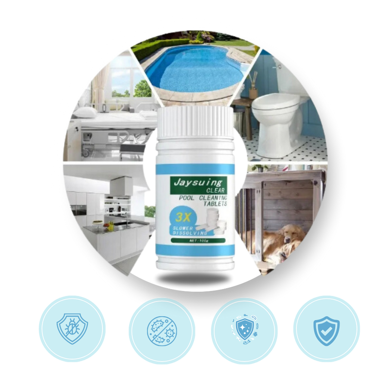 Tablettes de chlore extra purifiantes pour la piscine