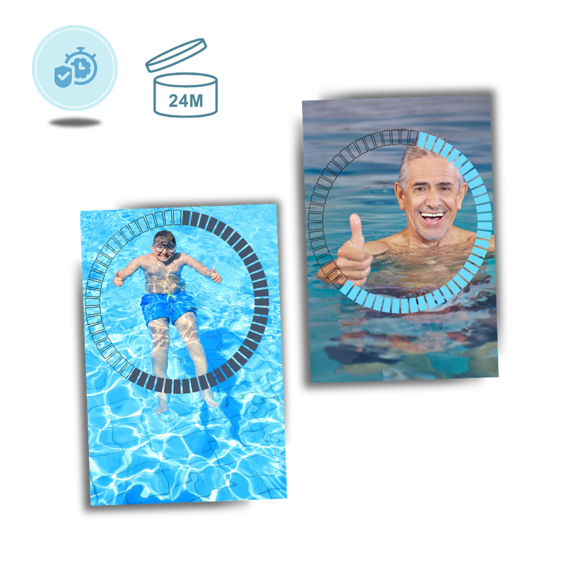 Tablettes de chlore extra purifiantes pour la piscine