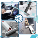 Vadrouille à tête pivotante et à essorage automatique