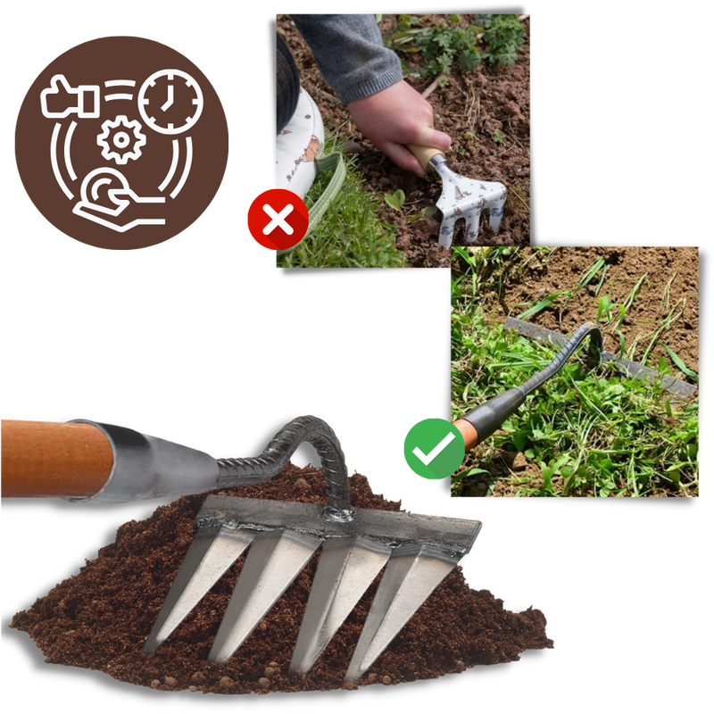 Scarificateur de jardin rapide