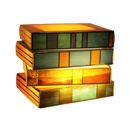 Lampe intemporelle livres empilés