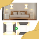 Applique murale tactile