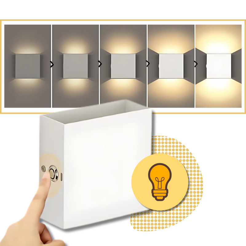 Applique murale tactile