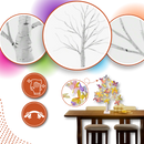 Arbre lumineux d'intérieur