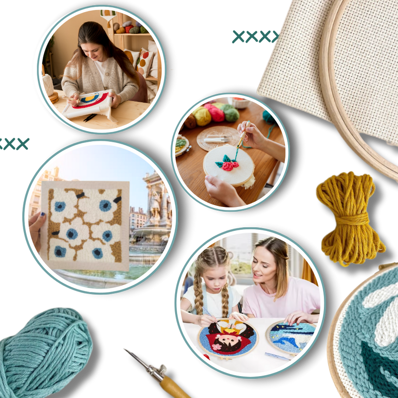 Kit de broderie thérapeutique