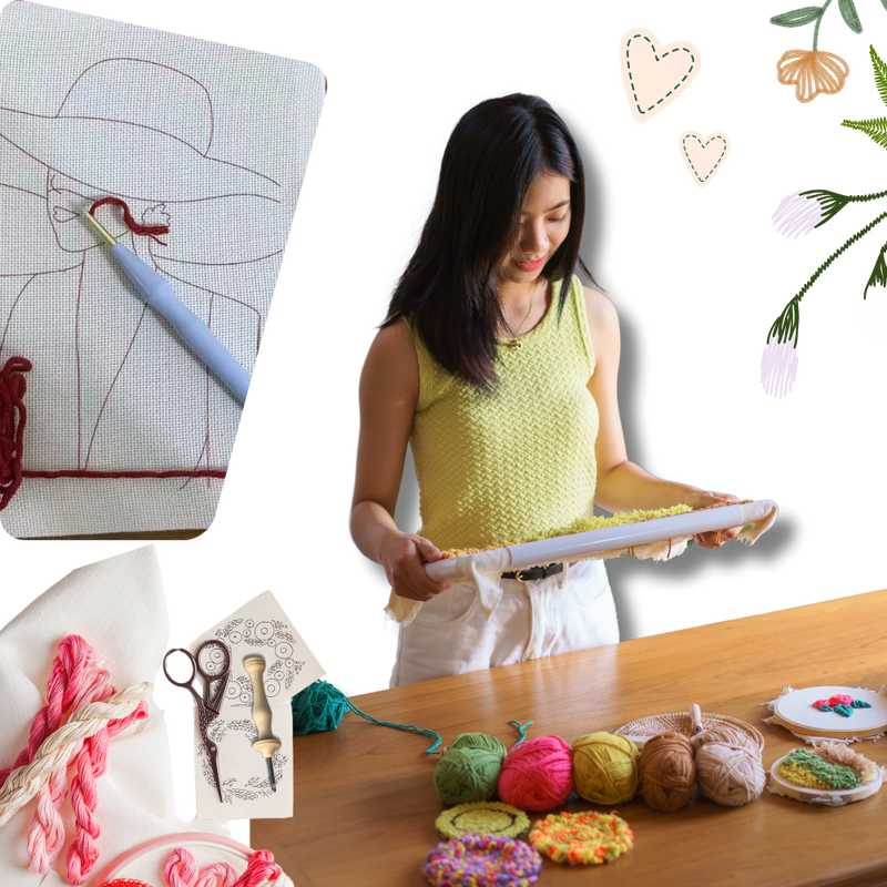 Kit de broderie thérapeutique