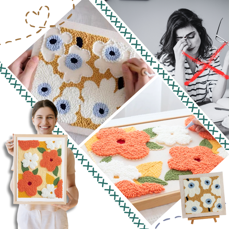 Kit de broderie thérapeutique