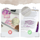 Notes autocollantes transparentes imperméables