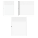 Notes autocollantes transparentes imperméables