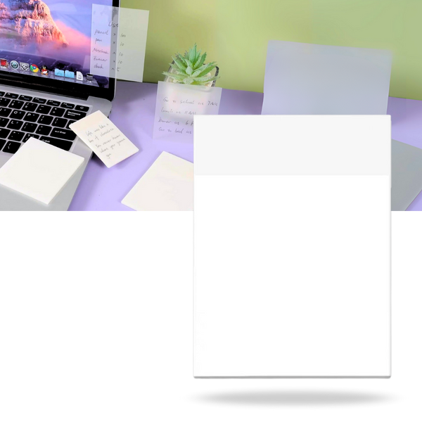 Notes autocollantes transparentes imperméables