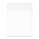 Notes autocollantes transparentes imperméables