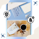 Notes autocollantes transparentes imperméables