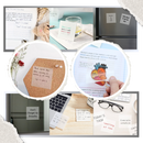 Notes autocollantes transparentes imperméables