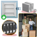 Organisateur cubique à fenêtre transparente