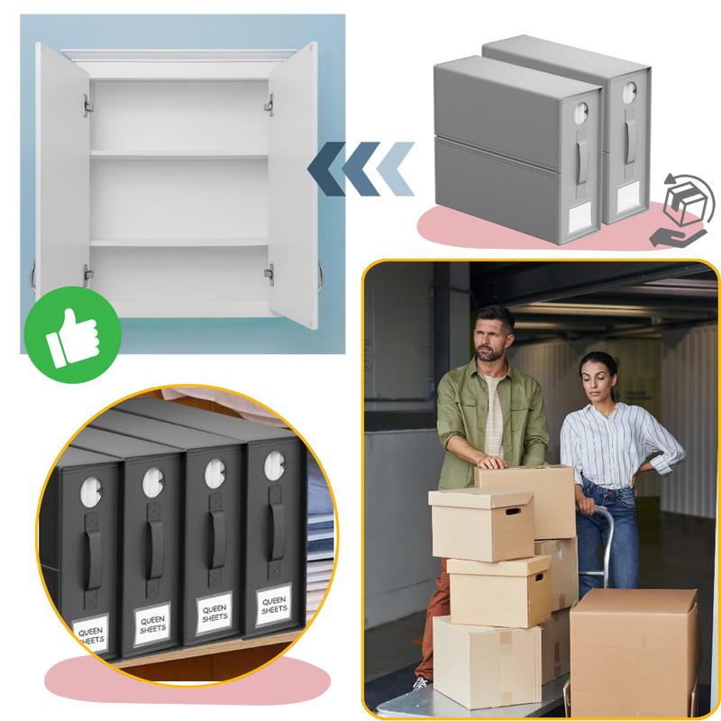 Organisateur cubique à fenêtre transparente