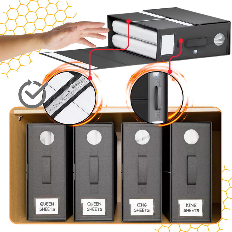 Organisateur cubique à fenêtre transparente