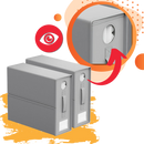 Organisateur cubique à fenêtre transparente