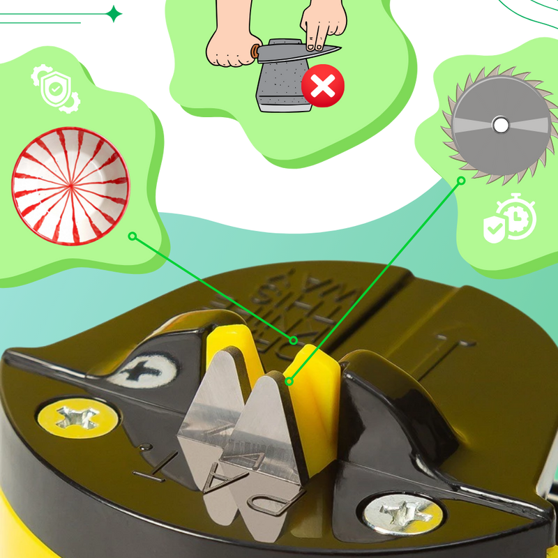 Aiguiseur de couteaux en carbure de tungstène