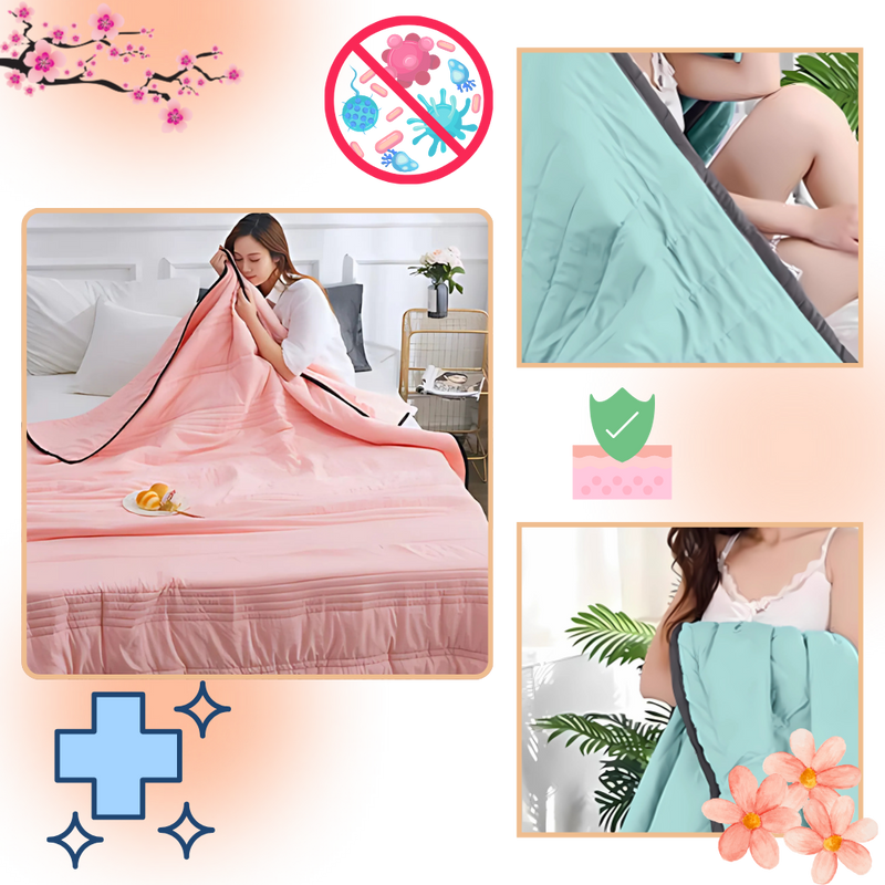Couverture rafraîchissante et relaxante