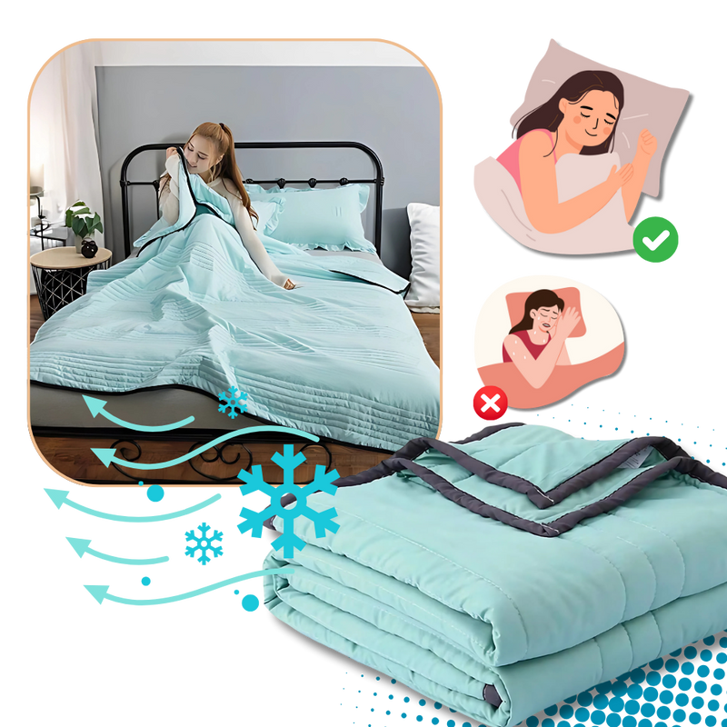 Couverture rafraîchissante et relaxante