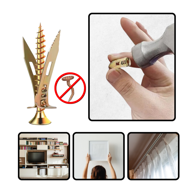 Kit de fixation mural 18 pièces