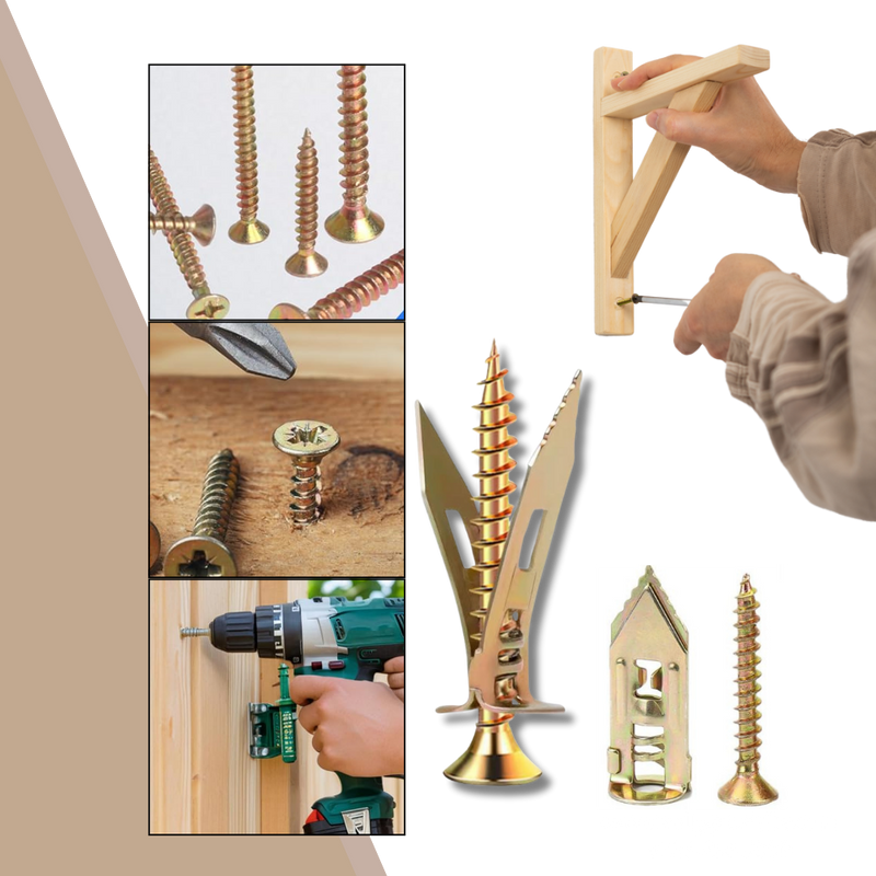 Kit de fixation mural 18 pièces