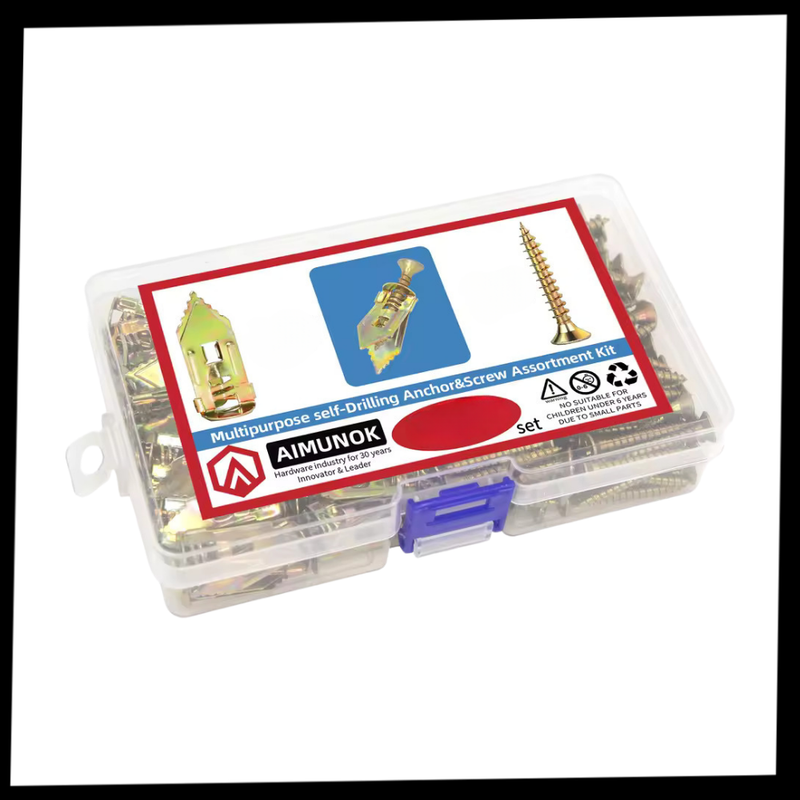 Kit de fixation mural 18 pièces