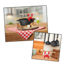 Porte-cuillère antidérapant en forme de crabe amusant