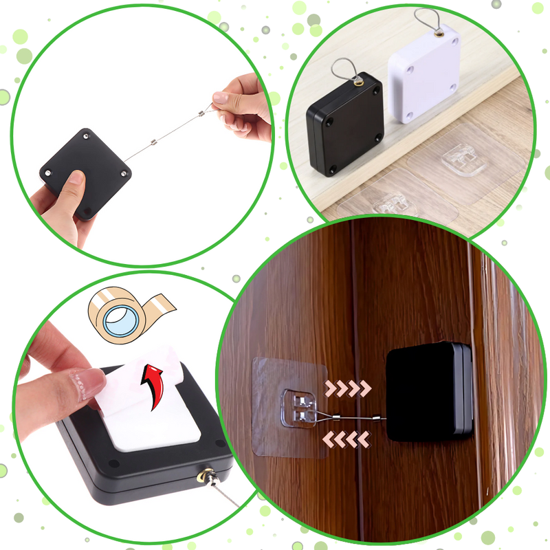 Ferme-porte automatique sans perçage