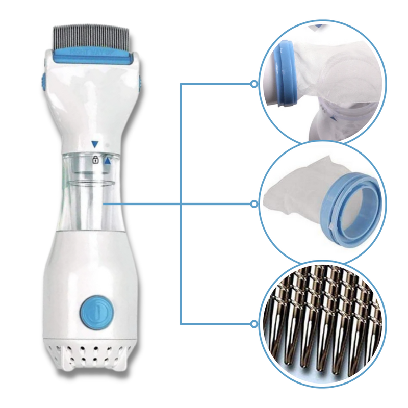 Peigne anti-poux électrique universel