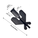 Serrure de porte de voyage universelle sans perçage