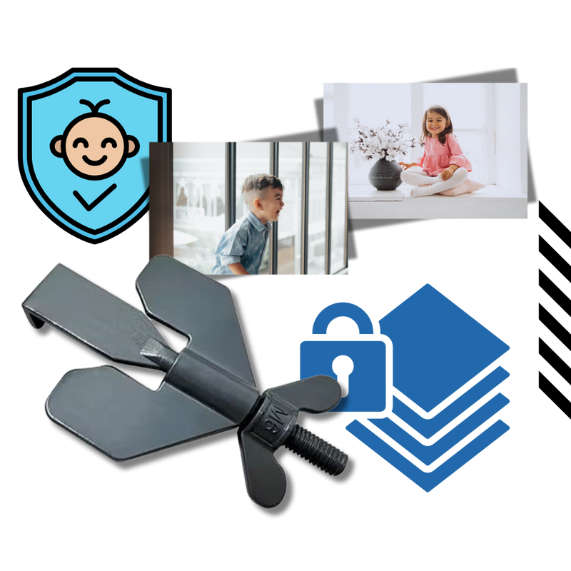 Serrure de porte de voyage universelle sans perçage