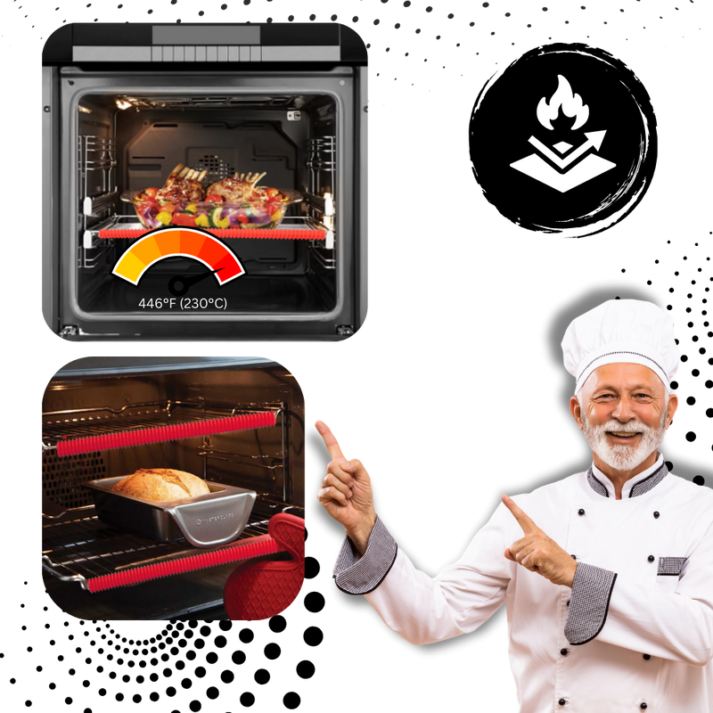 Protecteur universel de grille de four en silicone