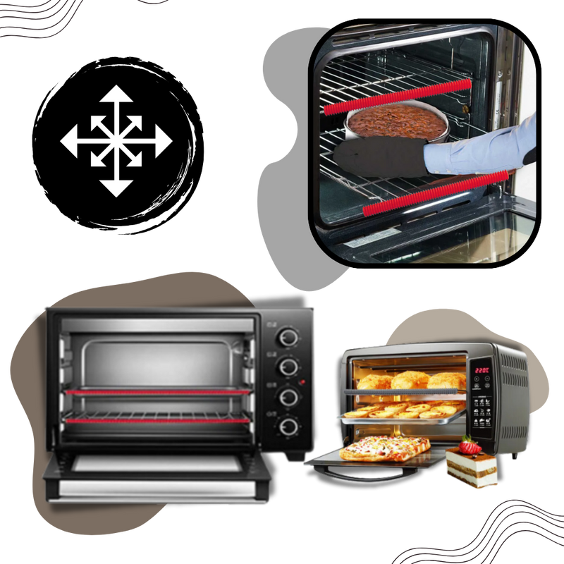 Protecteur universel de grille de four en silicone