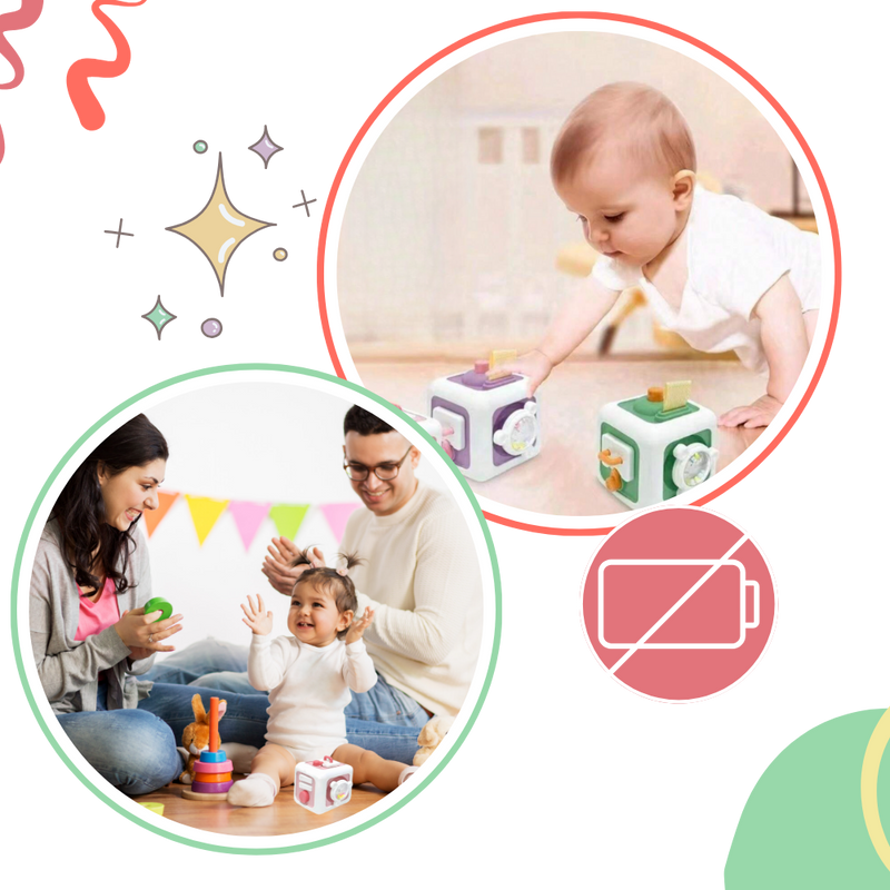 Jouet cube sensoriel 6 en 1