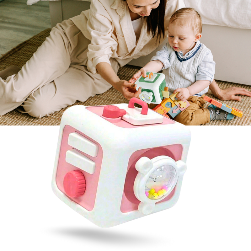 Jouet cube sensoriel 6 en 1